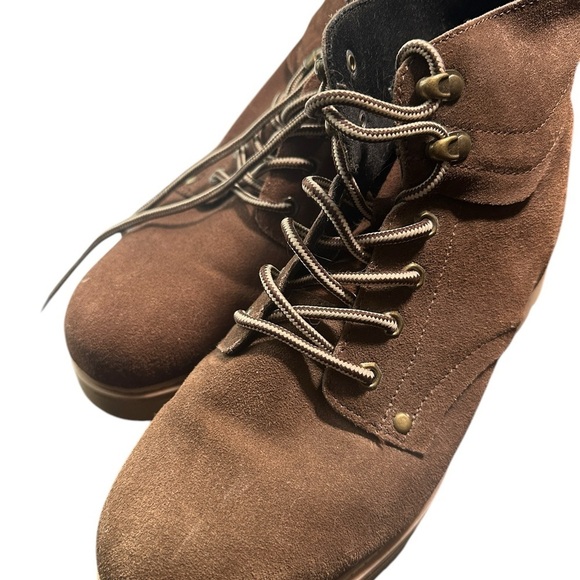 Brown Suede Ankle Boots Propet Work Boots Stylish 8x (2E) fits an 8 wide foot - Picture 5 of 8